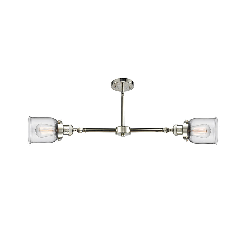 Innovations Lighting Bell 2 Light 21" Island Light 209-PN-G52