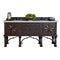 James Martin Balmoral 72" Antique Walnut Double Vanity with 3 cm Arctic Fall Solid Surface Top 150-V72-ANW-3AF