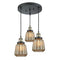 Chatham Multi-Pendant shown in the Black Antique Brass finish with a Mercury shade