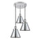 Appalachian Multi-Pendant shown in the Polished Chrome finish with a Polished Chrome shade