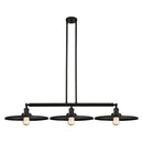 Appalachian Island Light shown in the Matte Black finish with a Matte Black shade