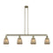 Chatham Island Light shown in the Antique Brass finish with a Mercury shade