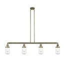 Dover Island Light shown in the Antique Brass finish with a Clear shade