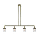 Bell Island Light shown in the Antique Brass finish with a Seedy shade