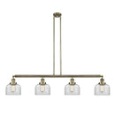 Bell Island Light shown in the Antique Brass finish with a Clear shade