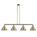 Briarcliff Island Light shown in the Antique Brass finish with a Antique Brass shade