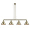 Briarcliff Island Light shown in the Antique Brass finish with a Antique Brass shade