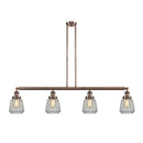 Chatham Island Light shown in the Antique Copper finish with a Clear shade