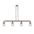 Canton Island Light shown in the Antique Copper finish with a Seedy shade