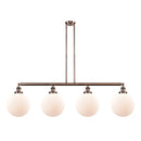 Beacon Island Light shown in the Antique Copper finish with a Matte White shade