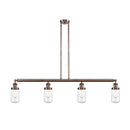 Dover Island Light shown in the Antique Copper finish with a Clear shade