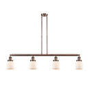 Bell Island Light shown in the Antique Copper finish with a Matte White shade