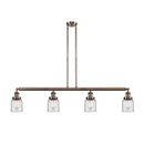 Bell Island Light shown in the Antique Copper finish with a Clear shade