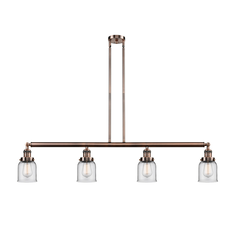 Bell Island Light shown in the Antique Copper finish with a Clear shade