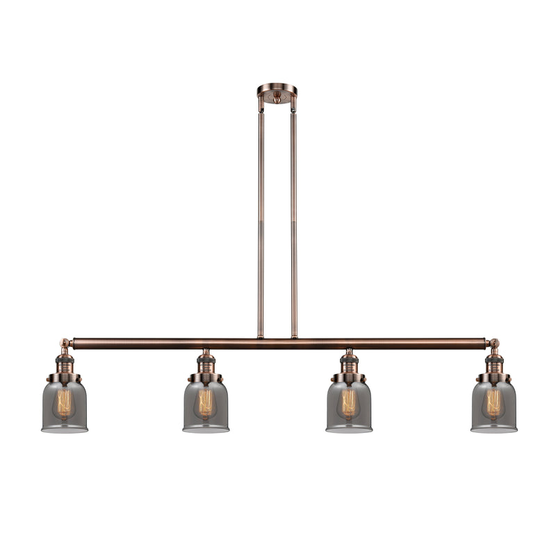 Bell Island Light shown in the Antique Copper finish with a Plated Smoke shade