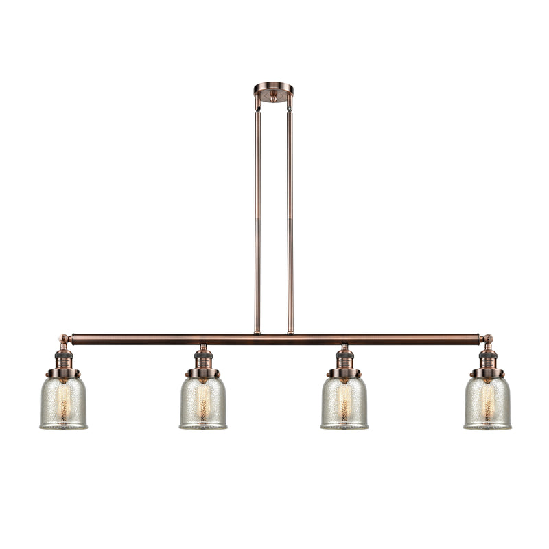 Bell Island Light shown in the Antique Copper finish with a Silver Plated Mercury shade