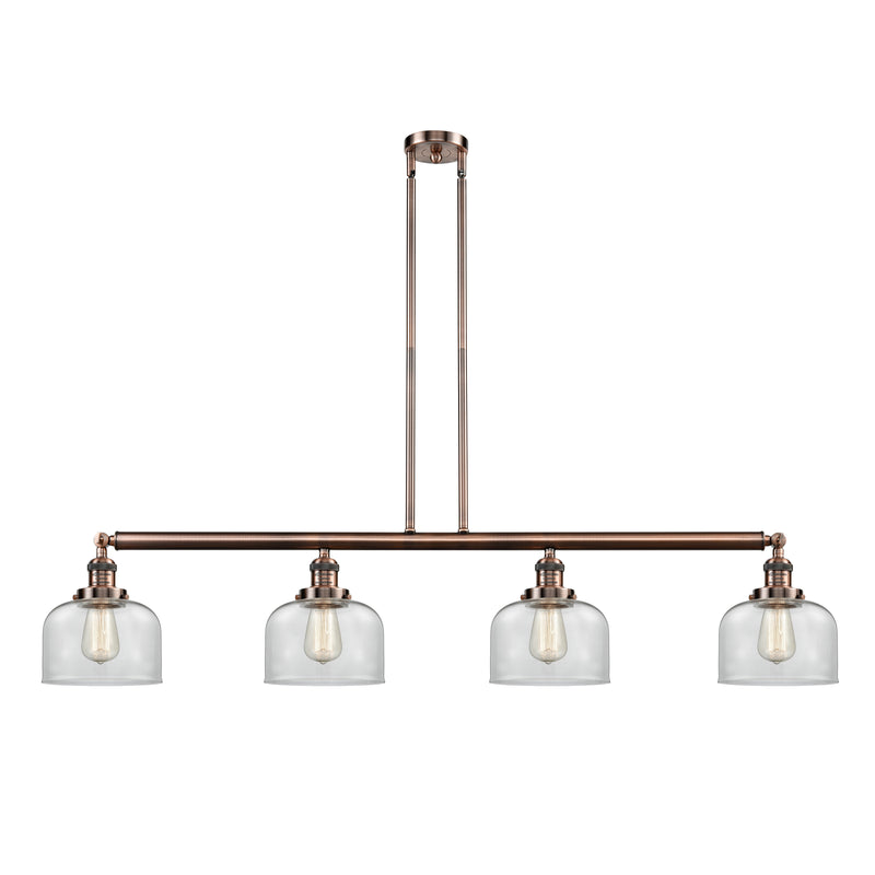 Bell Island Light shown in the Antique Copper finish with a Clear shade