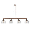 Bell Island Light shown in the Antique Copper finish with a Seedy shade