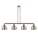 Bell Island Light shown in the Antique Copper finish with a Silver Plated Mercury shade