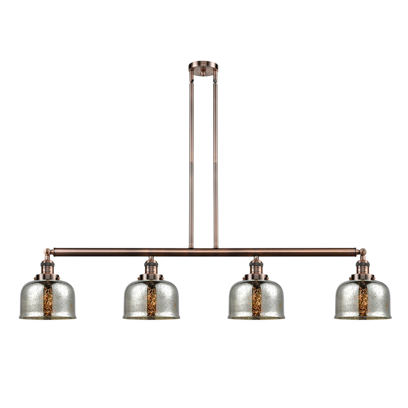 Bell Island Light shown in the Antique Copper finish with a Silver Plated Mercury shade