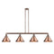 Briarcliff Island Light shown in the Antique Copper finish with a Antique Copper shade