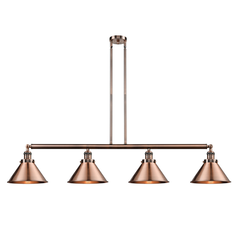 Briarcliff Island Light shown in the Antique Copper finish with a Antique Copper shade