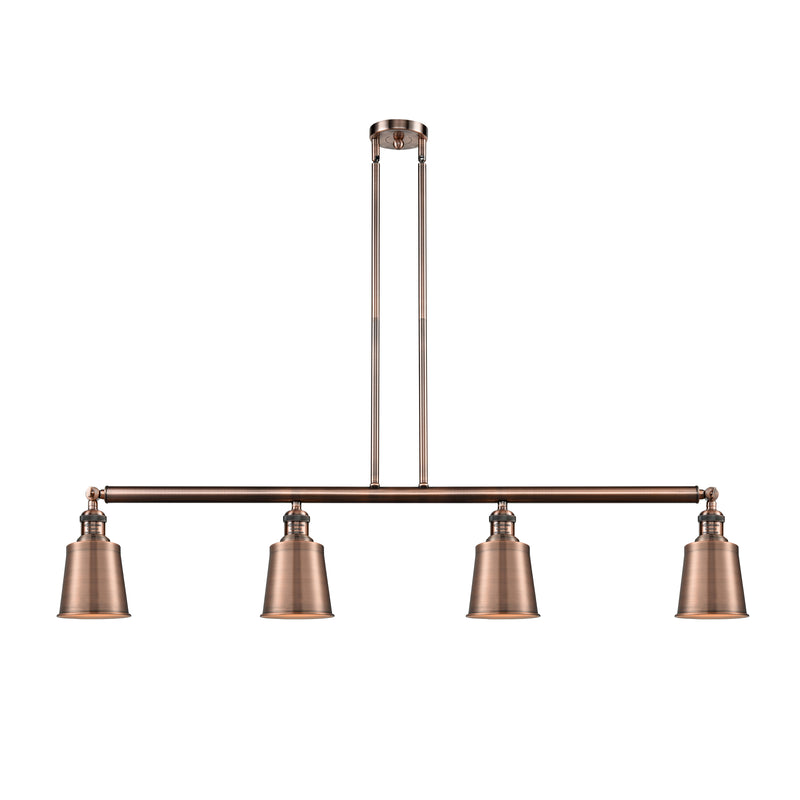 Addison Island Light shown in the Antique Copper finish with a Antique Copper shade