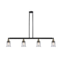 Canton Island Light shown in the Black Antique Brass finish with a Seedy shade