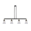 Bellmont Island Light shown in the Black Antique Brass finish with a Seedy shade