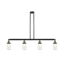 Dover Island Light shown in the Black Antique Brass finish with a Clear shade