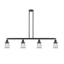 Canton Island Light shown in the Matte Black finish with a Clear shade