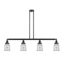 Canton Island Light shown in the Matte Black finish with a Clear shade