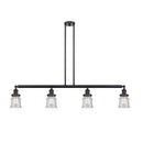 Canton Island Light shown in the Matte Black finish with a Seedy shade