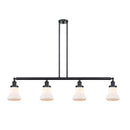 Bellmont Island Light shown in the Matte Black finish with a Matte White shade