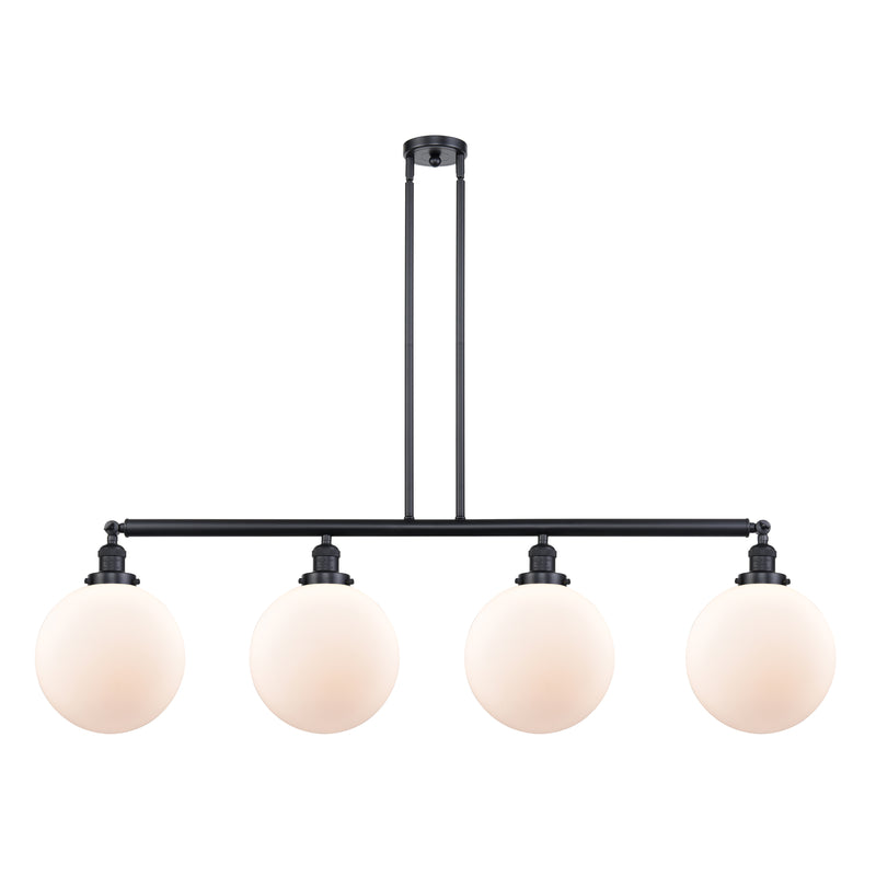 Beacon Island Light shown in the Matte Black finish with a Matte White shade