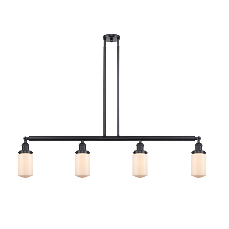 Dover Island Light shown in the Matte Black finish with a Matte White shade