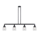 Bell Island Light shown in the Matte Black finish with a Clear shade