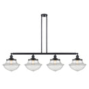 Oxford Island Light shown in the Matte Black finish with a Clear shade