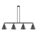 Appalachian Island Light shown in the Matte Black finish with a Matte Black shade