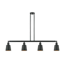 Addison Island Light shown in the Matte Black finish with a Matte Black shade