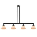 Fulton Island Light shown in the Oil Rubbed Bronze finish with a Matte White shade