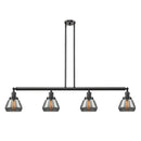 Fulton Island Light shown in the Oil Rubbed Bronze finish with a Plated Smoke shade