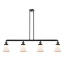 Bellmont Island Light shown in the Oil Rubbed Bronze finish with a Matte White shade