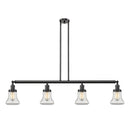 Bellmont Island Light shown in the Oil Rubbed Bronze finish with a Clear shade