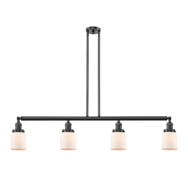 Bell Island Light shown in the Oil Rubbed Bronze finish with a Matte White shade