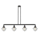 Oxford Island Light shown in the Oil Rubbed Bronze finish with a Clear shade