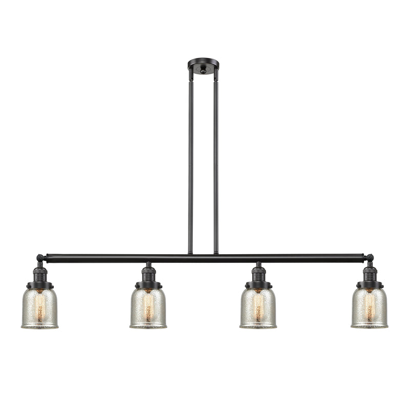 Bell Island Light shown in the Oil Rubbed Bronze finish with a Silver Plated Mercury shade