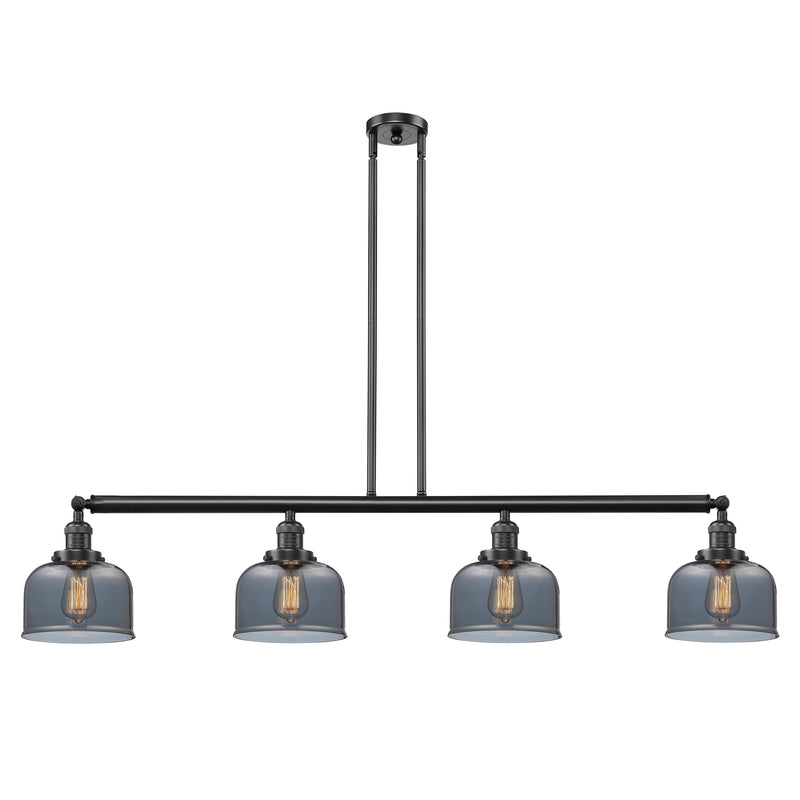 Bell Island Light shown in the Oil Rubbed Bronze finish with a Plated Smoke shade