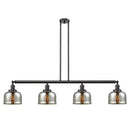 Bell Island Light shown in the Oil Rubbed Bronze finish with a Silver Plated Mercury shade