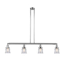 Canton Island Light shown in the Polished Chrome finish with a Seedy shade